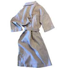 Load image into Gallery viewer, Upcycled Linen Shirt Dress
